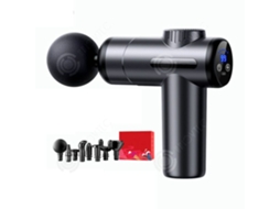 Inn Massage 46-70db Carregamento Usb Écran Táctil Led Massagem Muscular Elétrica 99 Velocidades Com 8 Cabeçotes De Massagem E Bolsa De Transporte