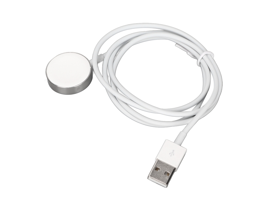 Carregador portátil para Iwatch EOOCOO (metal branco)