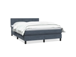 Box Spring Bed, Box Spring Beds Vidaxl Cinzeto Veludo (160 X 210 Cm)