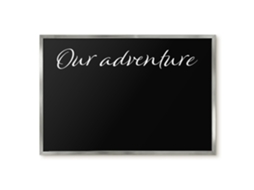 Magnetic Board Our Adventure For The Living Room Espelharte (60x40 Cm)