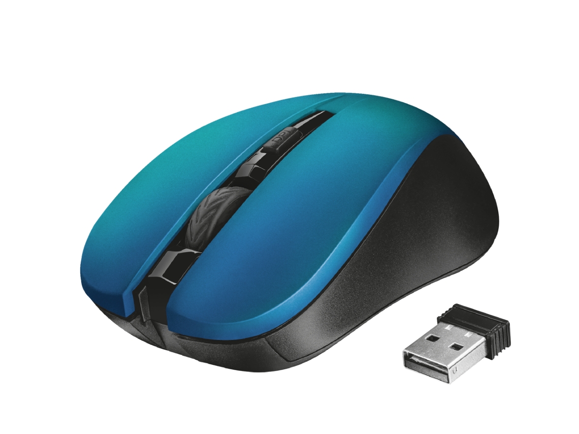 Rato TRUST Mydo (Wireless - Regular - 1800 dpi - Azul)