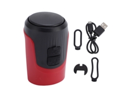 Timbre Eléctrico para Bicicleta 125db IPX5 Impermeável Recargável Vermelho