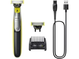 Barbeador Philips Oneblade 360 1 Lâmina 360 E 1 Ajustador Regulável 5 Em 1 Sem Fio Rosto Qp2734/30
