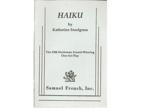 Livro Haiku de Katherine Snodgrass (Inglês)