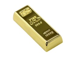 64Gb Usb 2.0 Usb Stick Barra de Ouro Metal Usb Flash Memory Stick