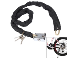 Trava Antifurto Mali com 3 chaves, cadeia de 85cm, para bicicleta de montanha