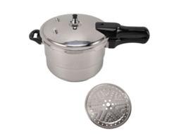 Panela de aço inoxidável 304 antideslizante com grelha para gás e indução, 24cm LAXISCREED