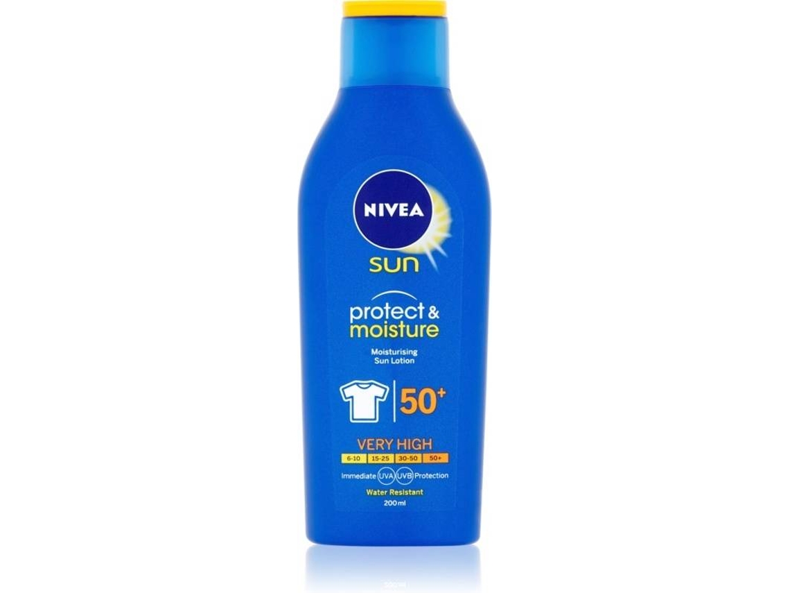 Bronzeador NIVEA Sun Protect & Moisture Hydrating Milk Spf (200 ml)