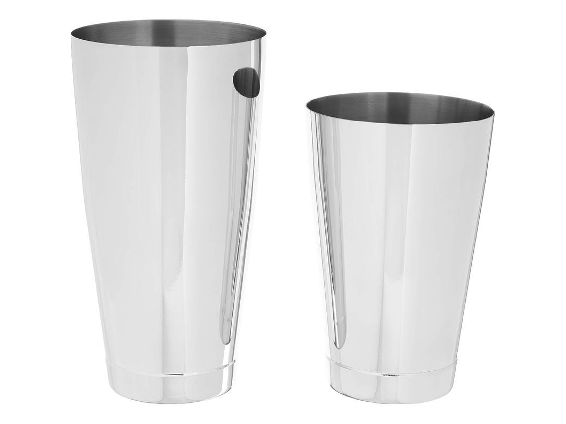 Conjunto de Latas de Coquetel Nova Line, inox, 18oz e 28oz | S/MARCA