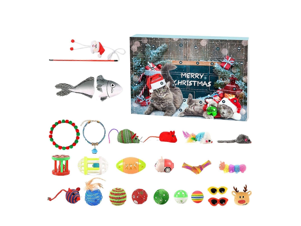 Brinquedo De Natal Para Cão E Gato Com Caixa Surpresa