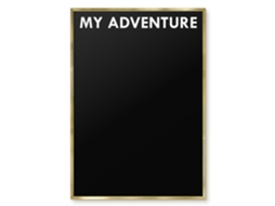 Quadro magnético de parede Minha aventura para o quarto Espelharte (70x100 cm)