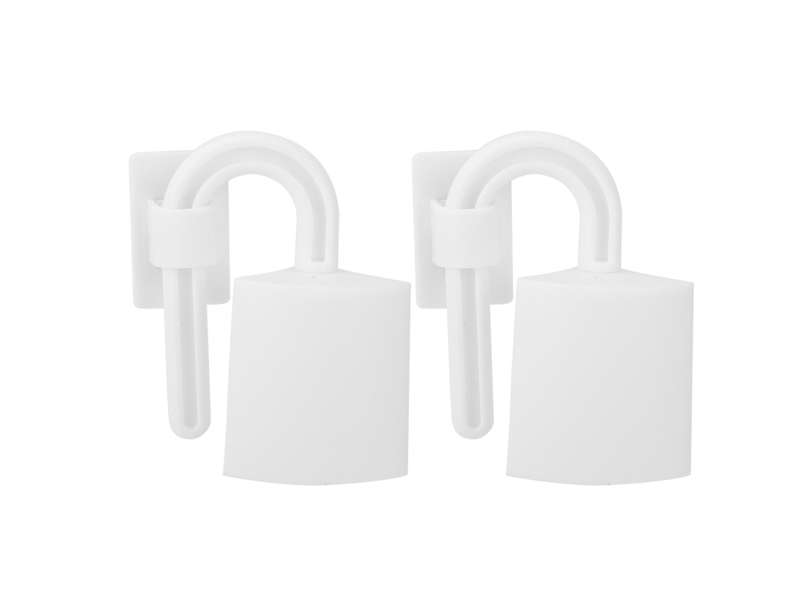 Primerox 2pcs Clipe de Parada de Porta Segurança para Bebê Anti pinch Lock Protector