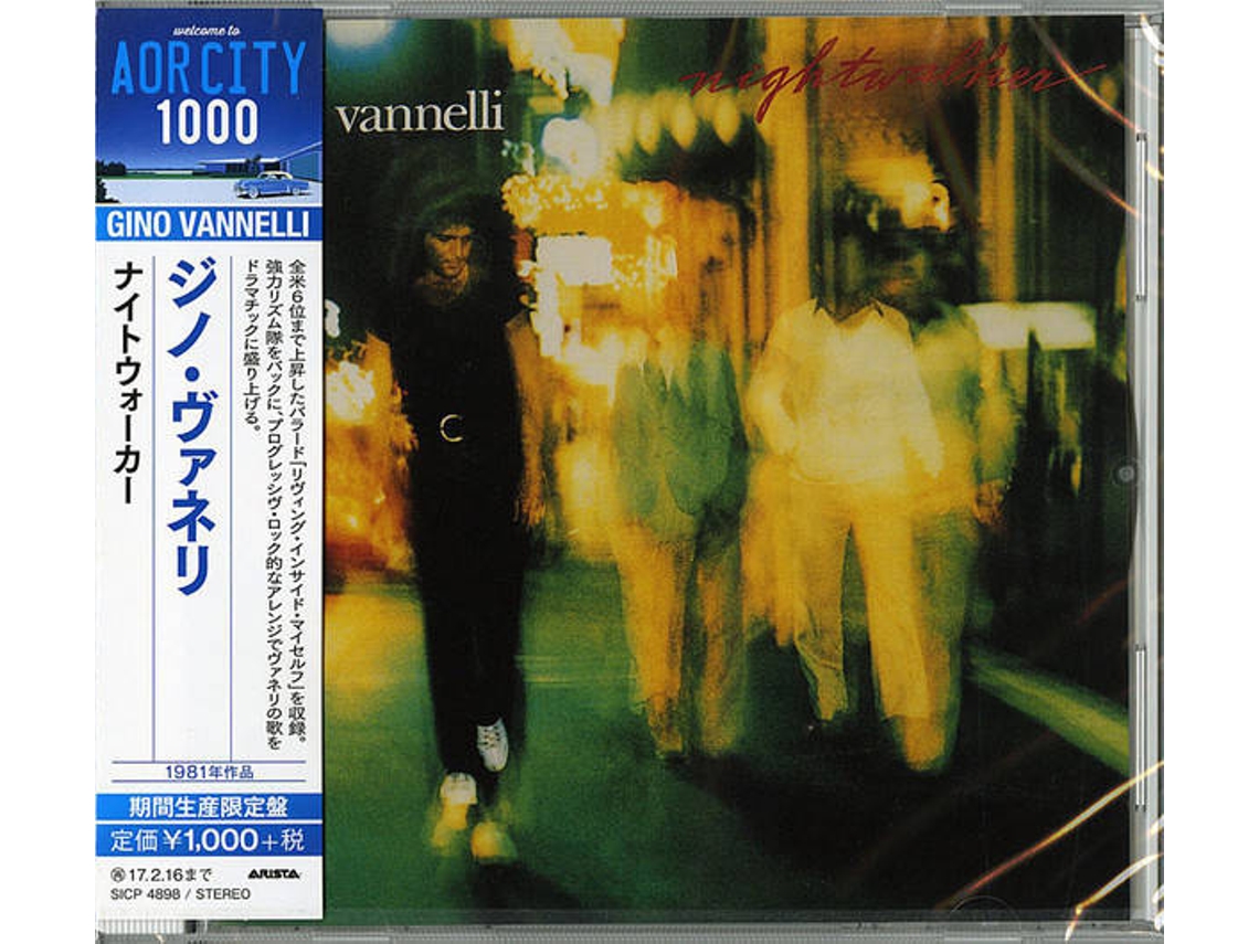 CD Gino Vannelli - Nightvision (1CDs)