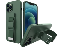 Capa Samsung Galaxy A22 LANYARD Lisa (Verde Escuro)