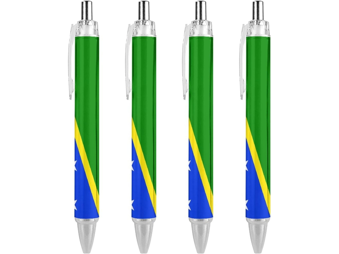 Caneta Esferográfica Novaj Com A Bandeira Da Espanha, Tema Patriótico,
