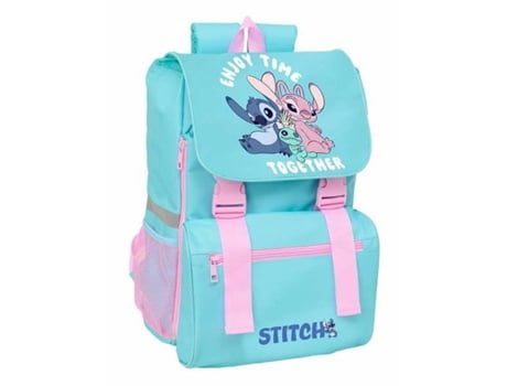 Mochila escolar Blue Stitch 18,5 x 41 x 15 cm