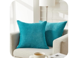 Conjunto De 2 Capas De Almofada 40x40 Cm Capa De Almofada Decorativa De Chenille Para Sofá Decoração De Quarto Quadrada Cor Sólida Para Cadeira, Carro