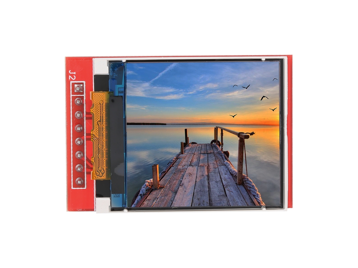 Hkj módulo de Tela Lcd Tft Color 1.44" 128x128 Série Vermelha para 5110/3310