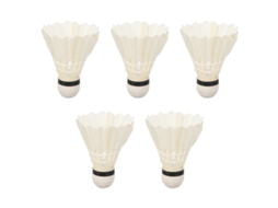 5pcs Bola De Badminton Led Glow Noite Plumas De Ganso Controle De Luz Shuttlecocks