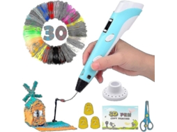 2026 lápiz 3d Inteligente com Tela Led e Carga Usb, Kit Pronto para Uso com Filamento Pla