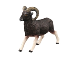 Primerox brinquedo Modelo de Animal Selvagem Africano Argali Plástico Simulado Lifelike para Crianças