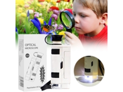 Microscópio Portátil LAXISCREED com Luz Led para Crianças
