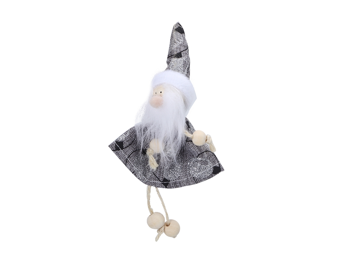Laxiscreed Boneco De Natal Mini Invisível Para Decoração Com Estilo Cinzento