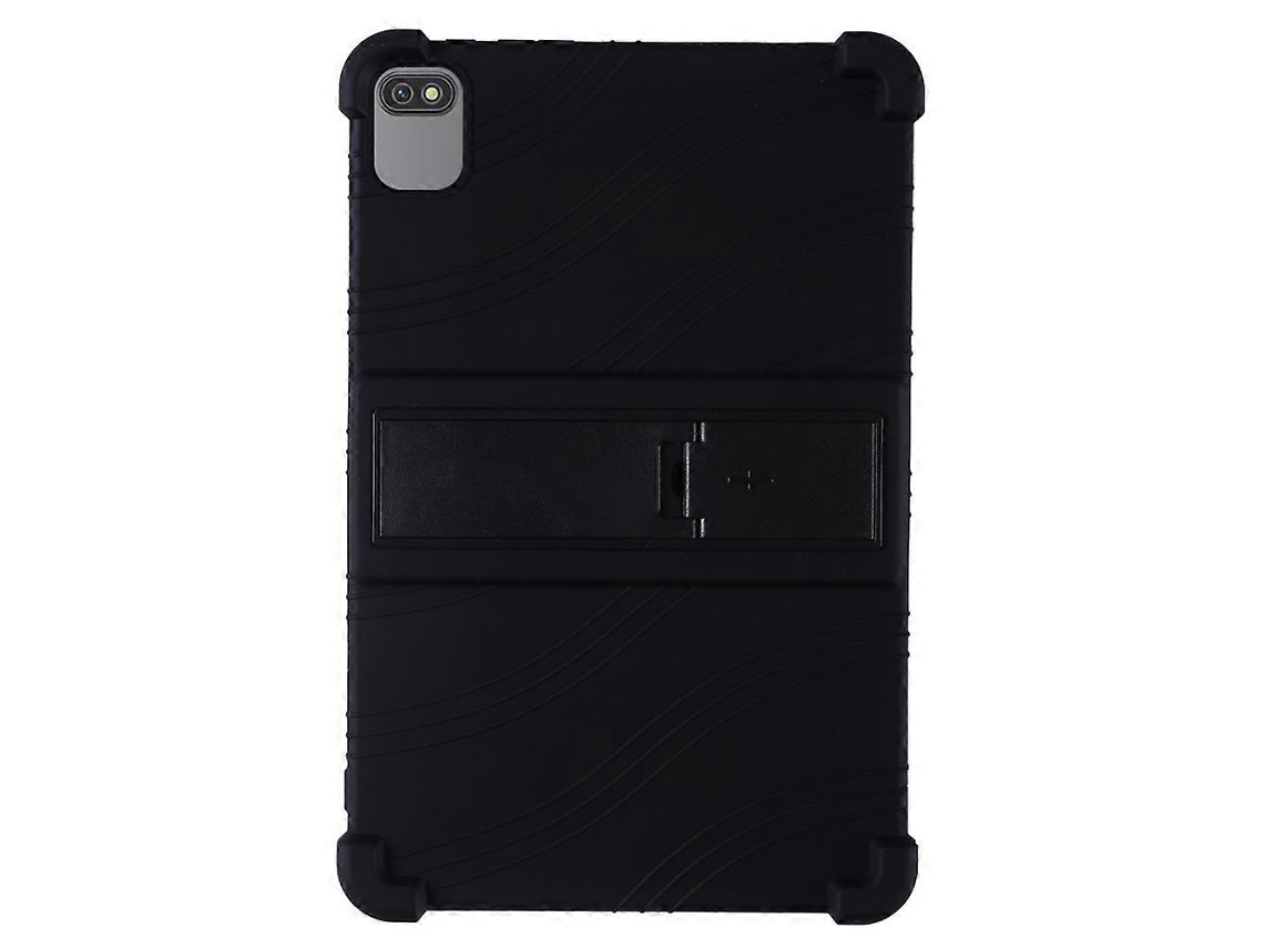 Capa Blackview Oscal Pad 10, capa de silicone à prova de choque com suporte para tablet Blackview Oscal Pad 10, preta