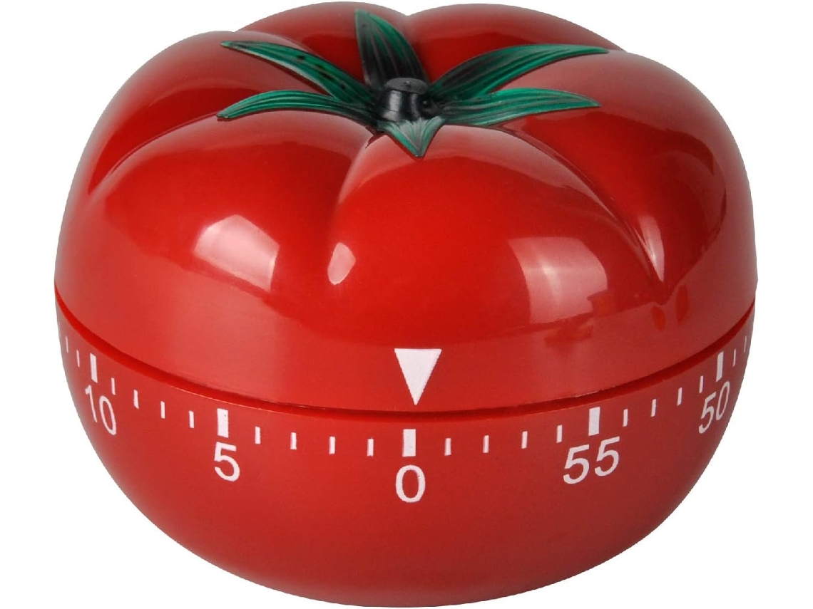 Temporizador Mecânico De Cozinha Com Contagem Regressiva Para Tomates