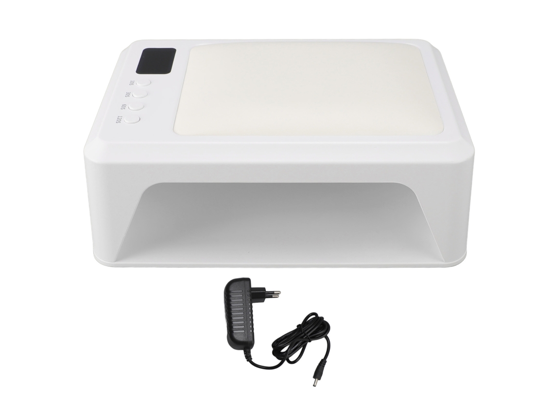 Lâmpada De Unhas De Alta Potência 60 Chips Sensor Automático Secador De Esmalte Com Almofada Para Manicura Mãos Plug Duplo Eu