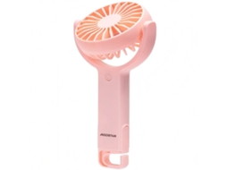 Mini Ventilador Portátil Aigostar - Rosa, 7, 6 Cm, 7 Pás, 5 Velocidades, 1200 Mah - Recarregável Para Uso Doméstico E Em Viagens