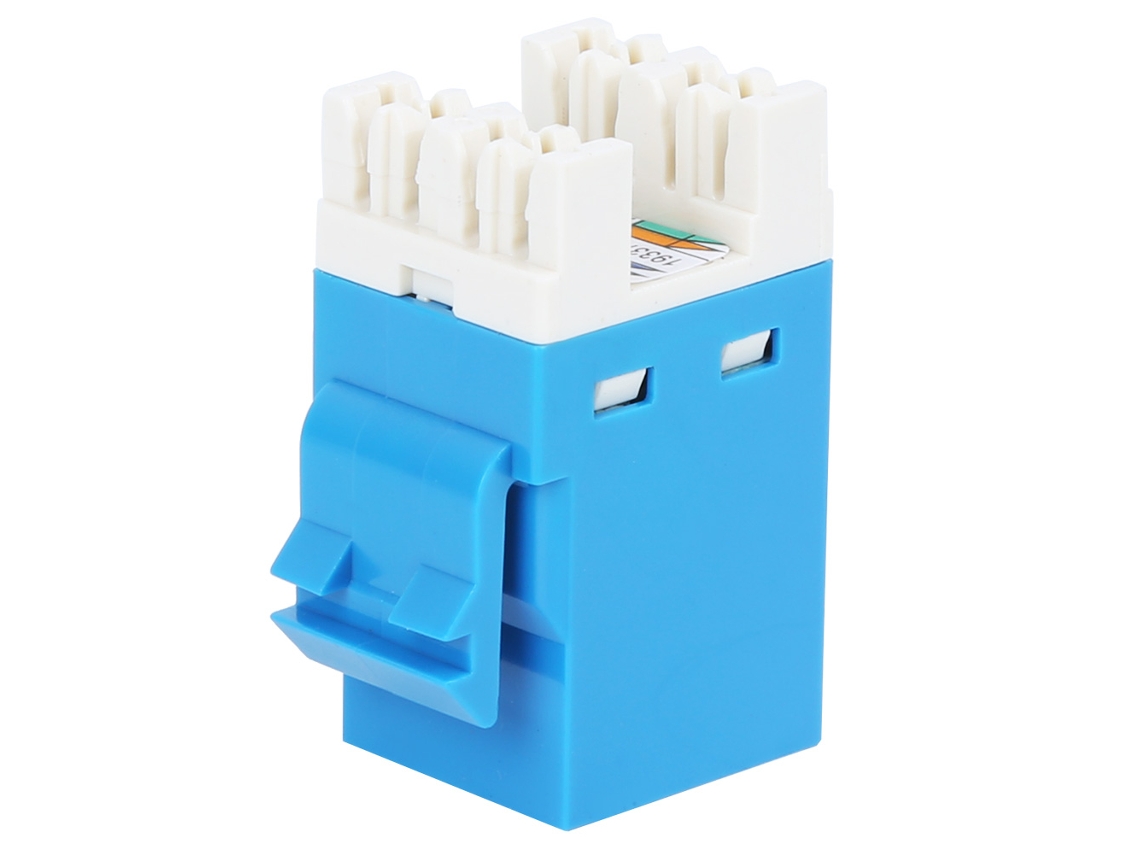 Laxiscreed Módulo Rj45 Para Redes Cat6 Com Design De 180 Graus Para Instalação Fácil