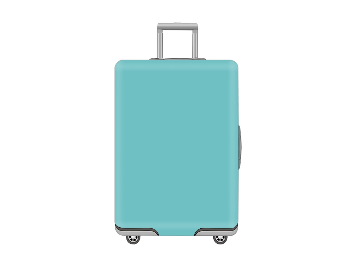 Capa Proteção Mala Hibbent Elástica 22-25 Polegadas (azul Celeste)
