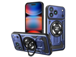 Capa Para Iphone 17 Pro Com Suporte Giratório Armor E Magsafe