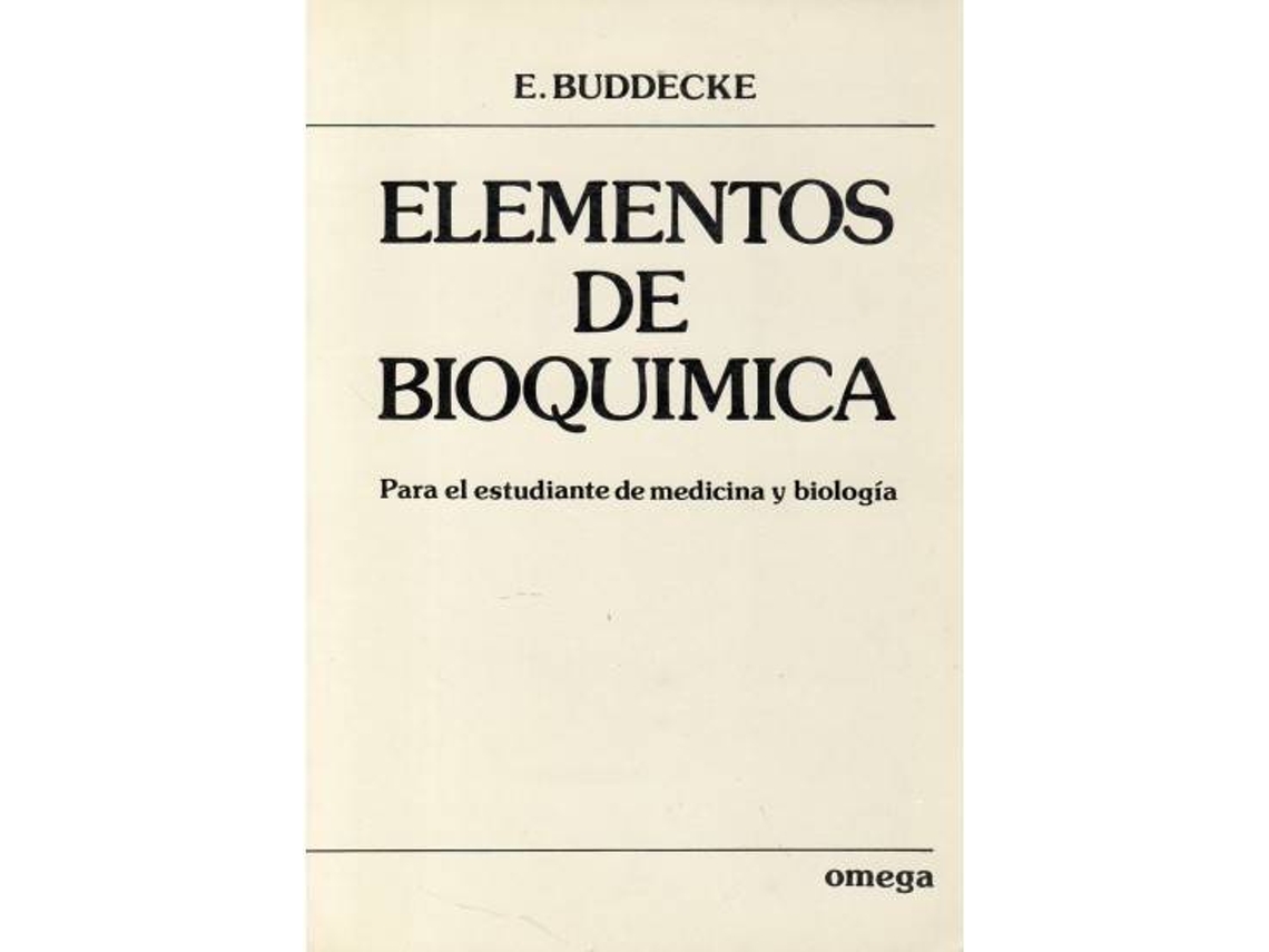 Livro Elementos De Bioquimica de E Buddecke (Espanhol)