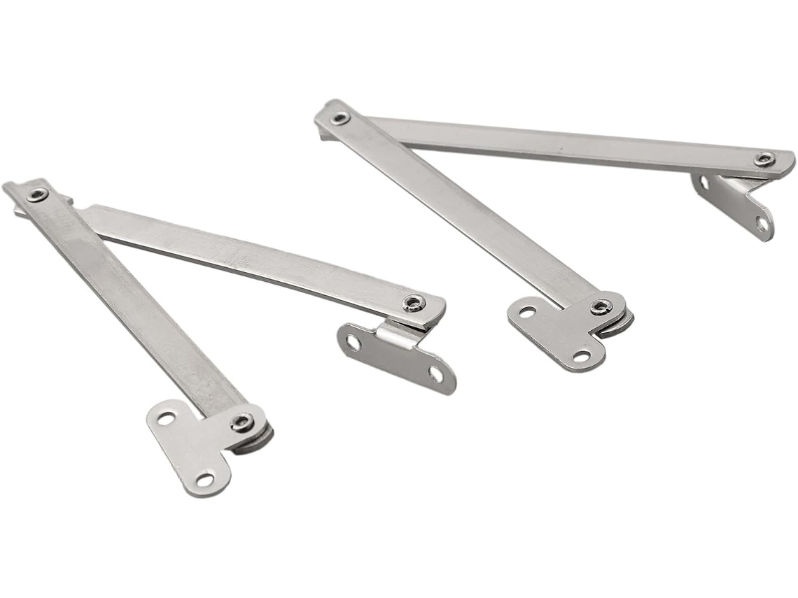 Dobradiças De Aço Inoxidável Fabuletta Para Suporte Tampa, Dobradiça Dobrável De 180 Graus Com Fechamento Suave, Suporte