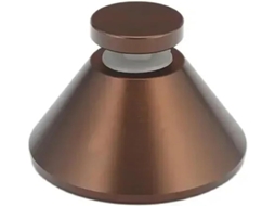 1-puxador Cônico De Aço Inoxidável Para Porta Banheiro, Com Furo Único, Formato Redondo, Ideal Para Banheiros Com