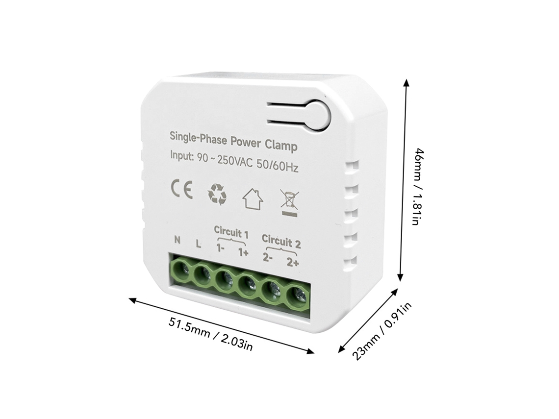Monitor De Energia Inteligente Wifi Com Transformador