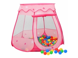 Vidaxl Tenda De Brincar Infantil 102x102x82 Cm Rosa