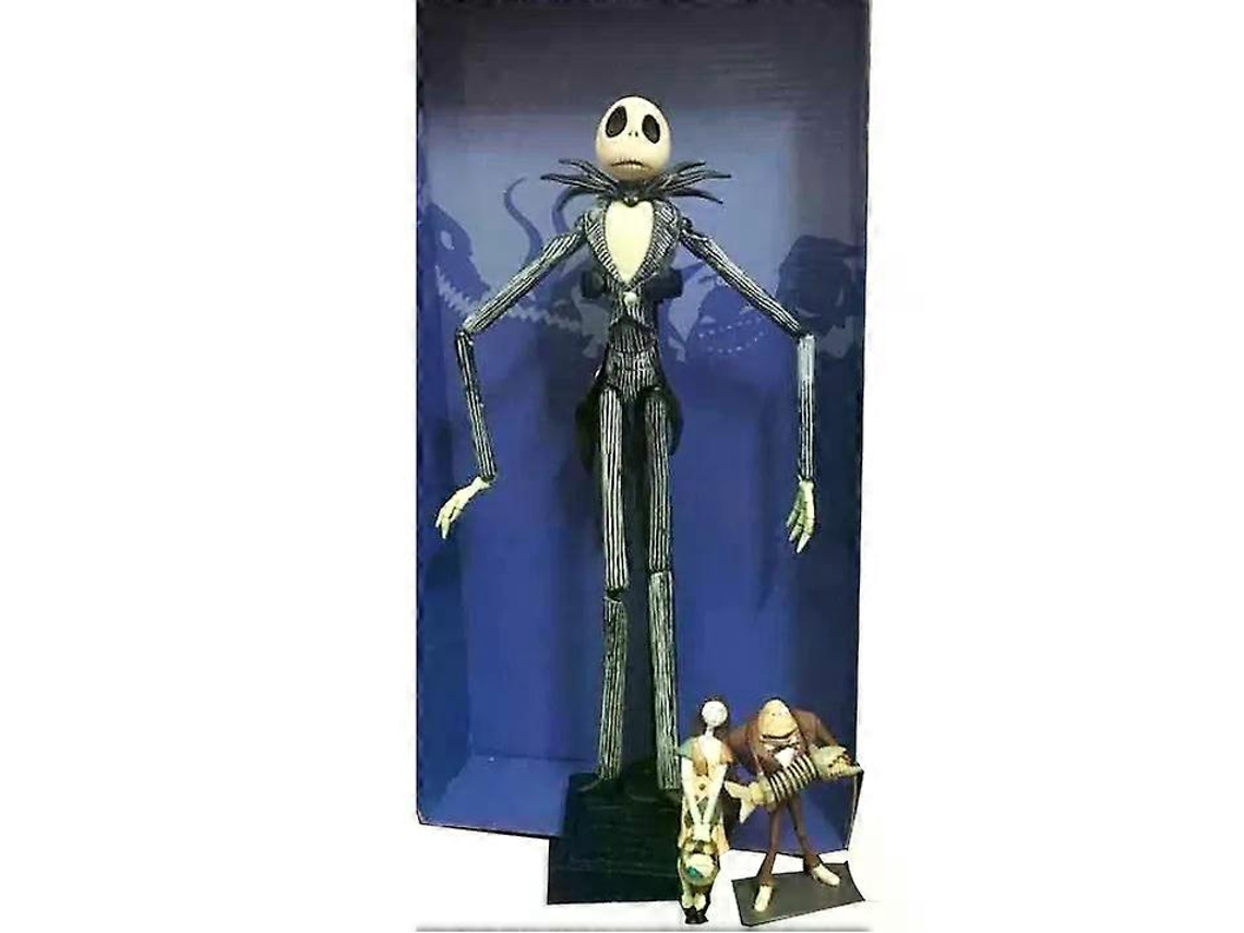Jack Skellington Action Figure, 12 Polegadas, Versão Especial Com Cadeira, Colecionávelwith Boxb