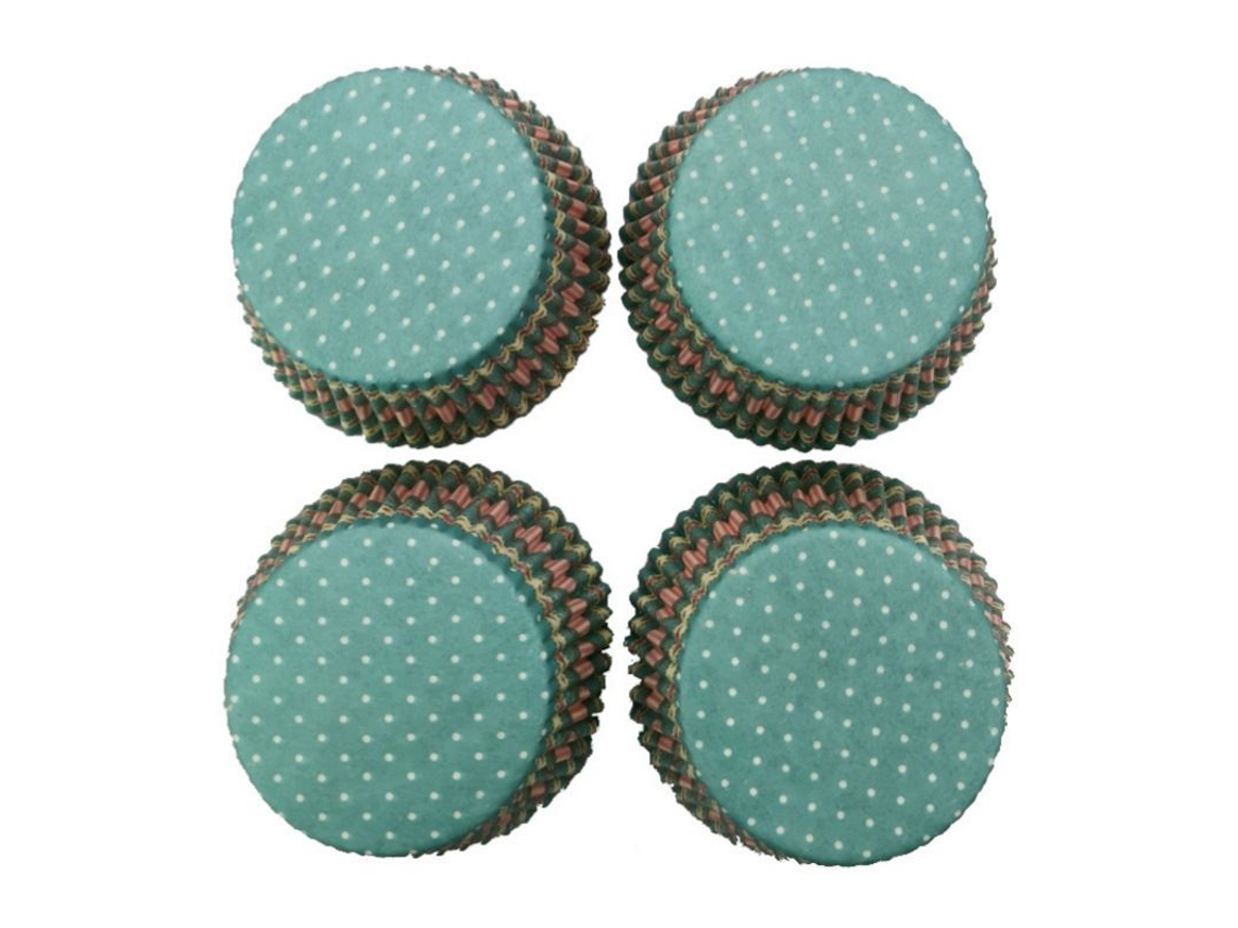 Conjunto De 100 Forminhas De Papel Para Muffins E Cupcakes, Verde, Para Assar E Apresentar Sobremesas Em Festas E Eventos