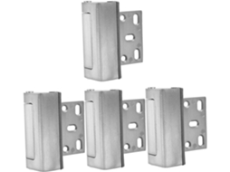 Conjunto De 4 Peças De Fechadura De Segurança Para Porta Com Parafuso Metálico Reforçado E Dispositivo Antirroubo.