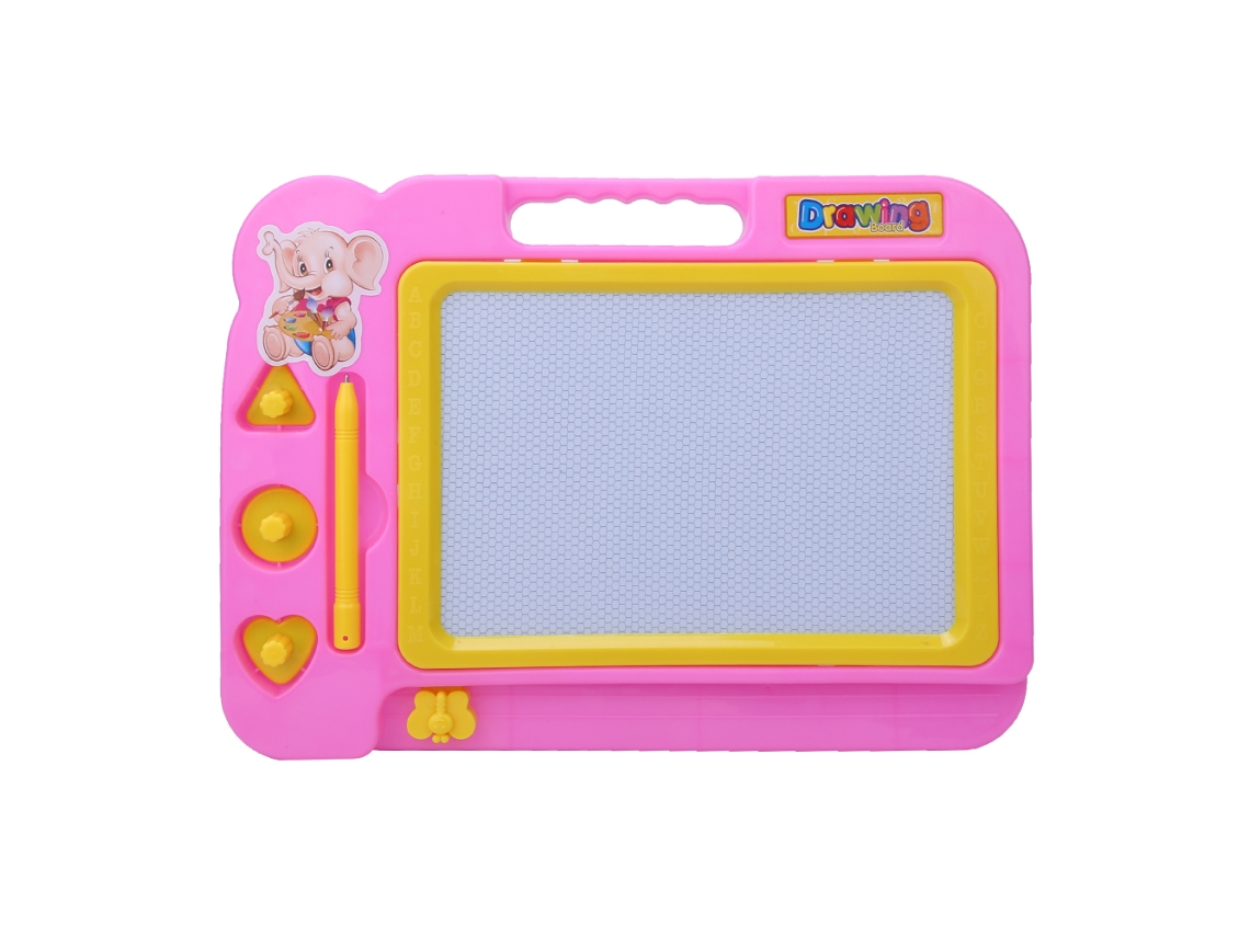 Ats tablero Mágico de Desenho para Crianças, Jogo de Quebra cabeça Educativo Precoce, Quadro Mágico Plástico Preto Rosa para Aprendizagem