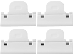 Conjunto de 4 Prendedores Metal Antiderrapantes com Superfície Lisa para Lençóis Elástico, Colchões CHABERLU