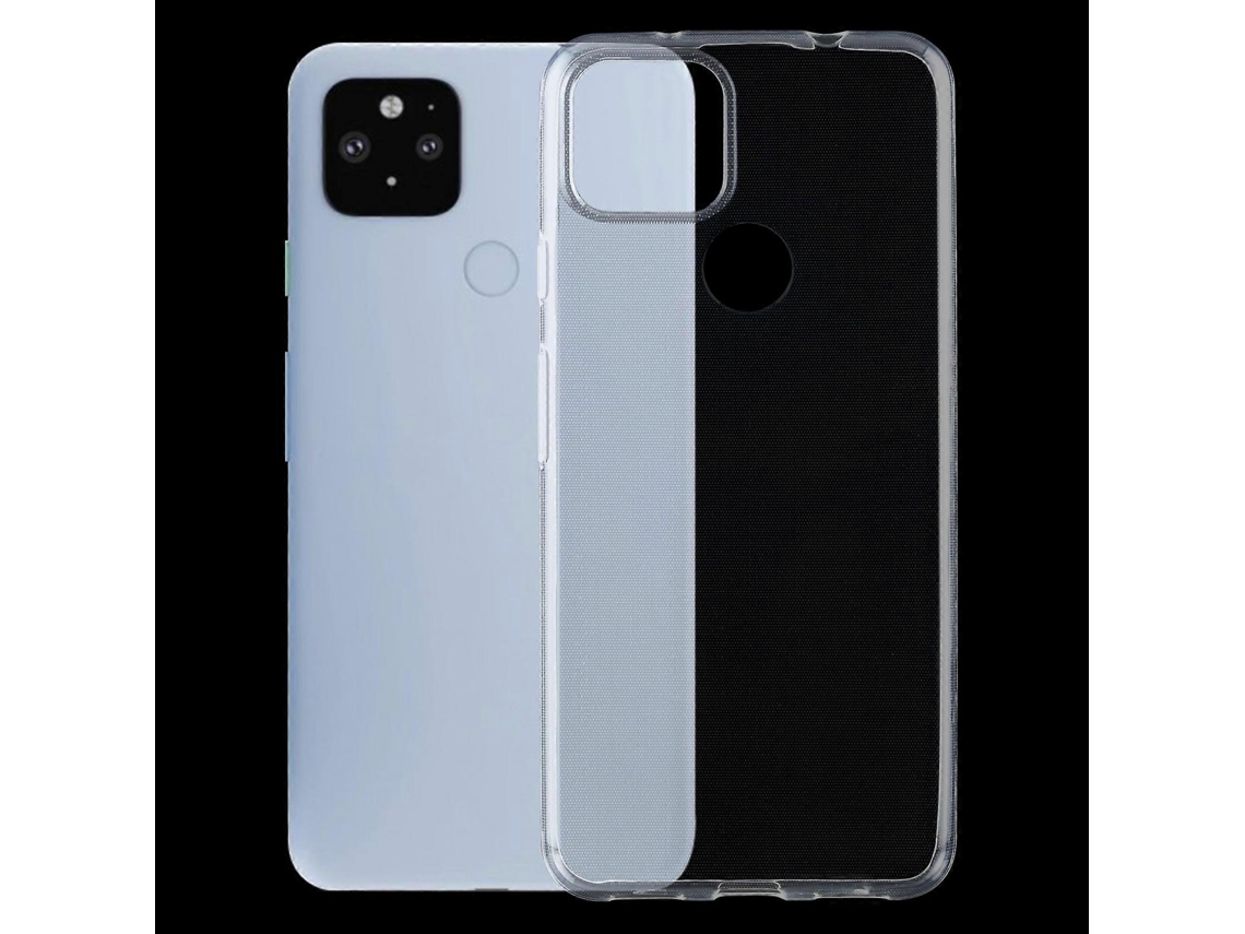 Capa Protetora Macia De Tpu Transparente Ultrafina De 0,75 Mm Para Google Pixel 5a 5g (transparente)