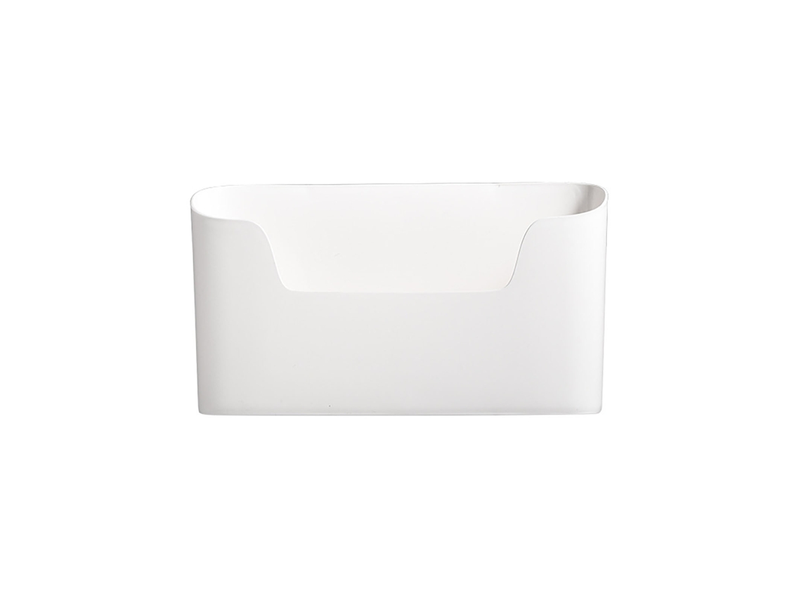 Caixa de Armazenamento de Parede Sem Punção Multifuncional para Banheiro Mesa Organizer Material Pp | S/MARCA