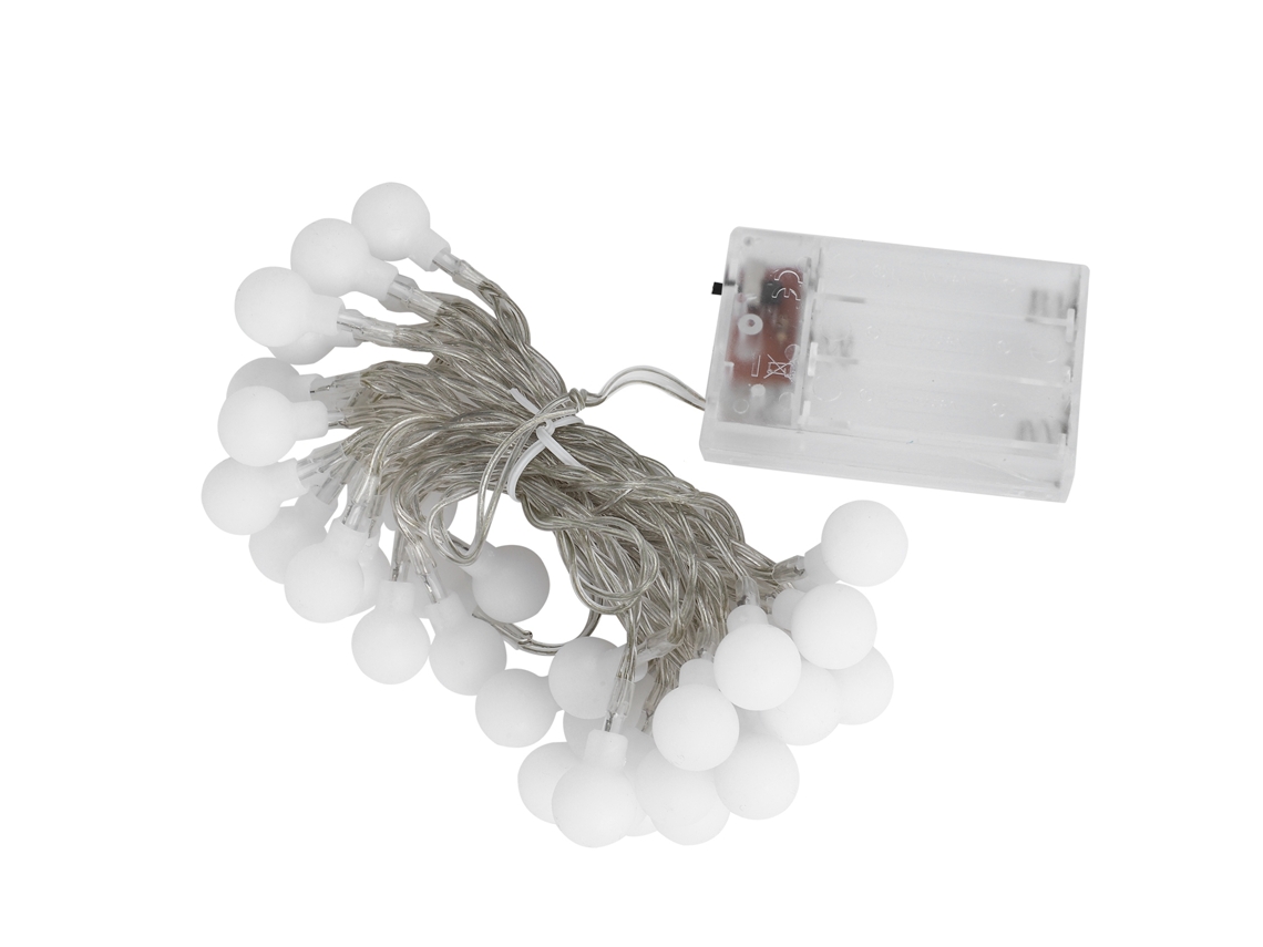 Luzes de Natal 4.2m 40led Corda Decorativa Impermeável Bateria para Festas Casamentos