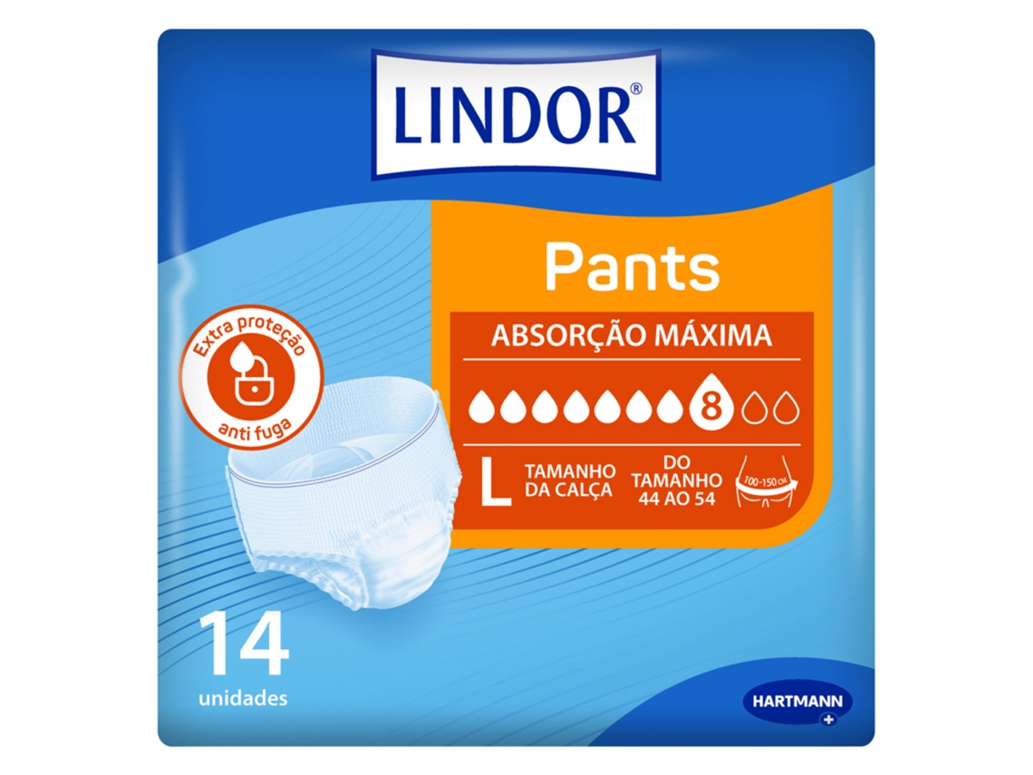 Cuecas Incontinência Pants Maxi L Lindor
