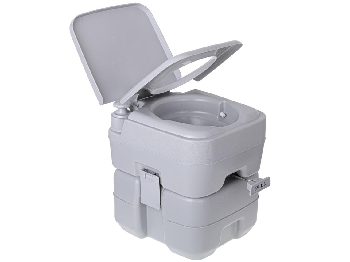 Sanita Química Portátil Para Adultos 20l Camper, Campismo, Caravana, Auto Caravana, Wc Briebe Wc1113 Cinza