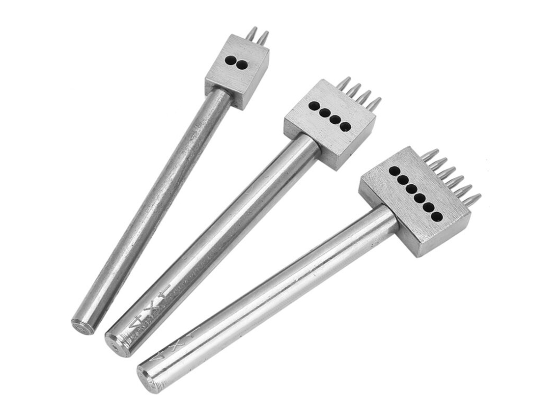 Conjunto de 3 Espaçadores para Furação de Cintos ) AQUAFORGE (4 Mm (2 + 4 + 6)